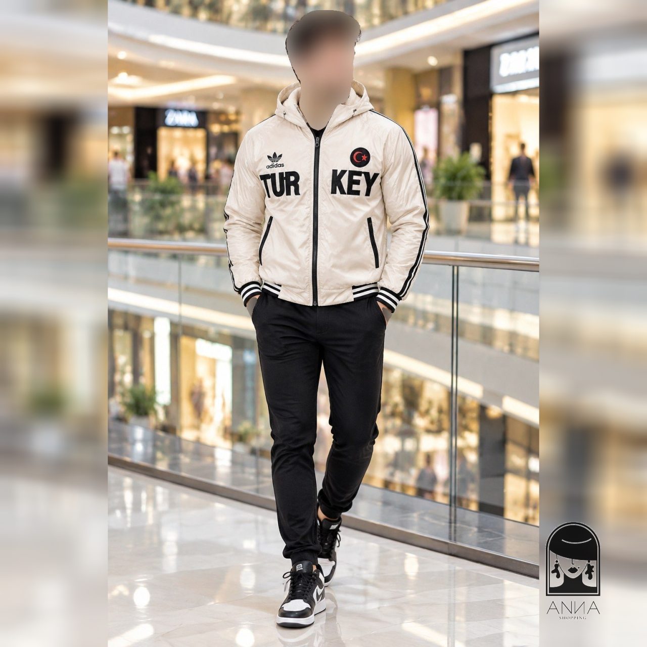کاپشن زنانه مدل ارشیا u جنس مموری سایز L