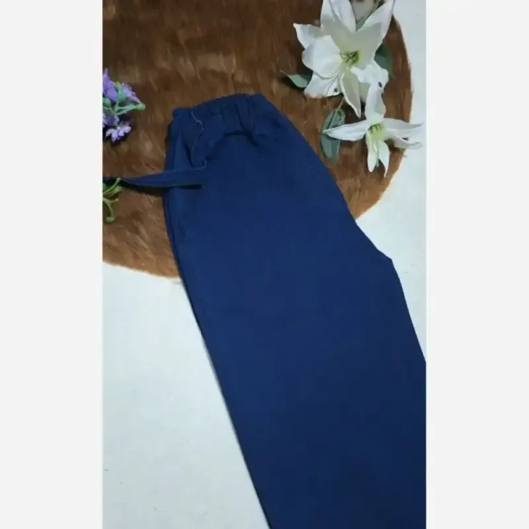 شلوار بگ جین نیل ترک وارداتی درجه یک کمر کش رنگ بندی متنوع سایز 1 تا 4
