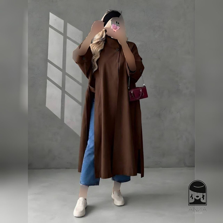 کت زنانه مدل اور بلند نرمین جنس کتان تی سی فری سایز 38تا50