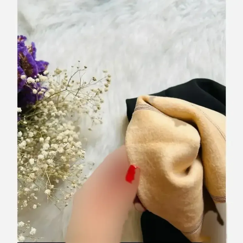 جوراب شلواری سه بعدی توخز رنگ پا ضخیم فاق بلند نخ پنبه فول کش