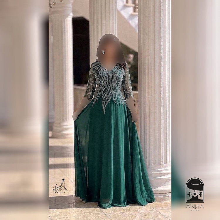 لباس مجلسی زنانه ماکسی مدل دلبر