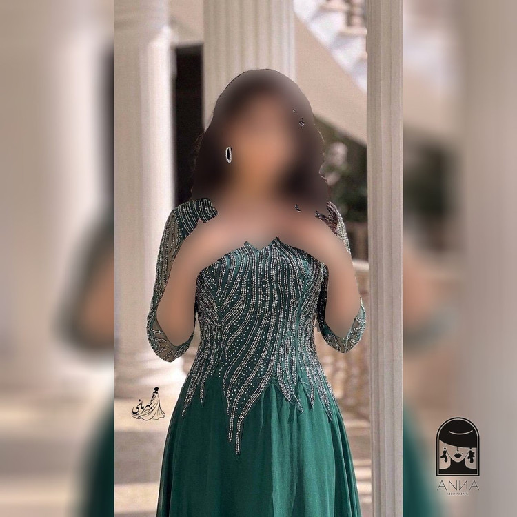 لباس مجلسی زنانه ماکسی مدل دلبر