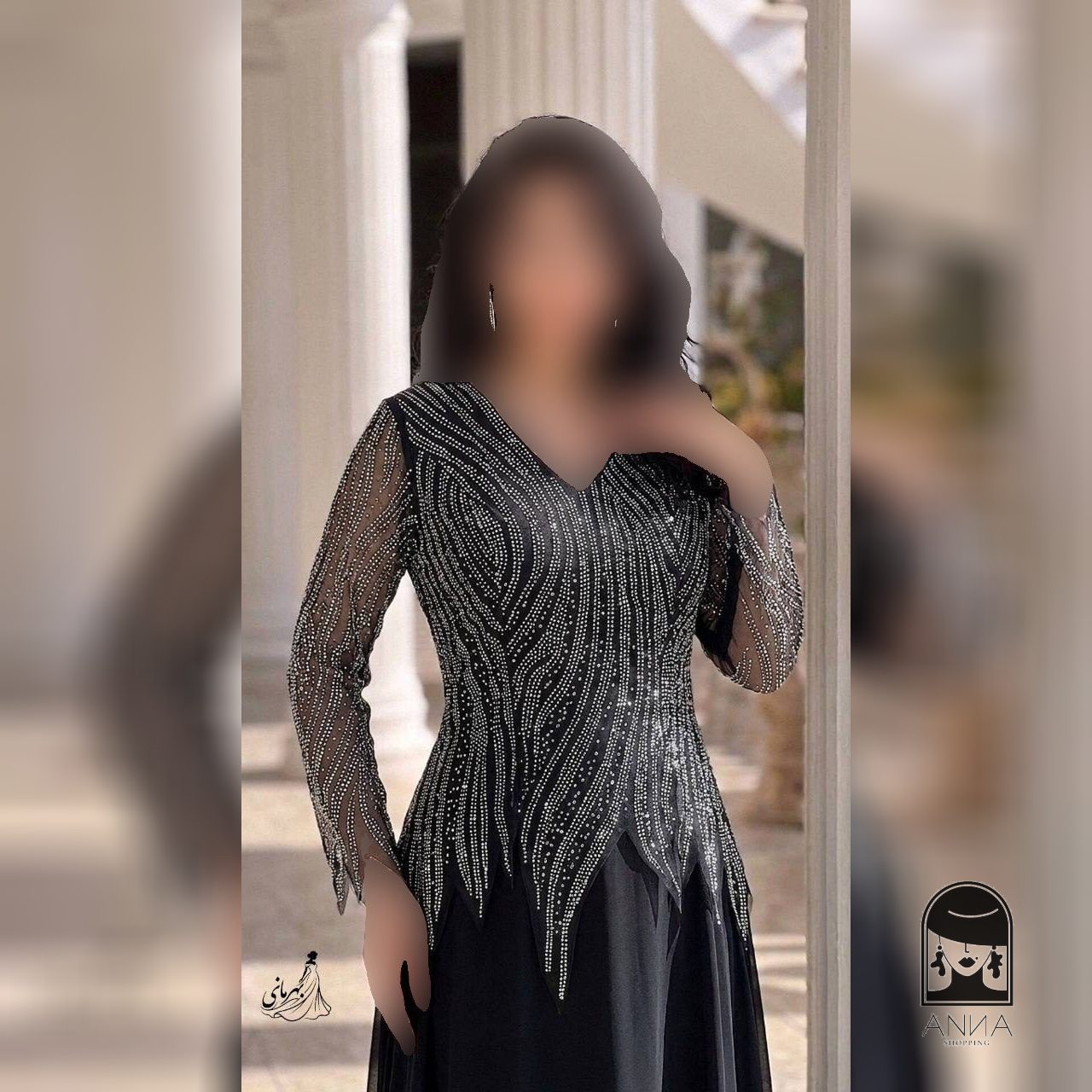 لباس مجلسی زنانه ماکسی مدل دلبر