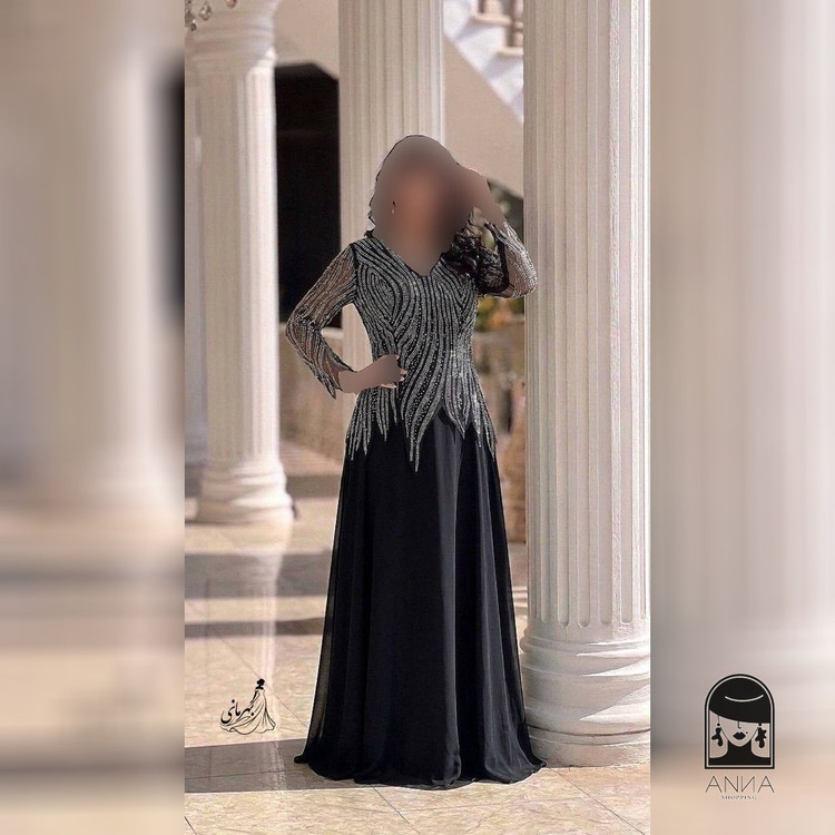 لباس مجلسی زنانه ماکسی مدل دلبر