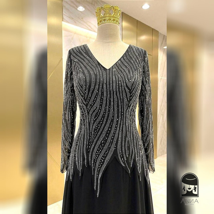 لباس مجلسی زنانه ماکسی مدل دلبر