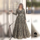 لباس مجلسی زنانه بلند پوشیده مدل پریزاد