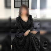 ماکسی زنانه مدل سارا جنس دانتل چمنی سایز ۱ تا ۵