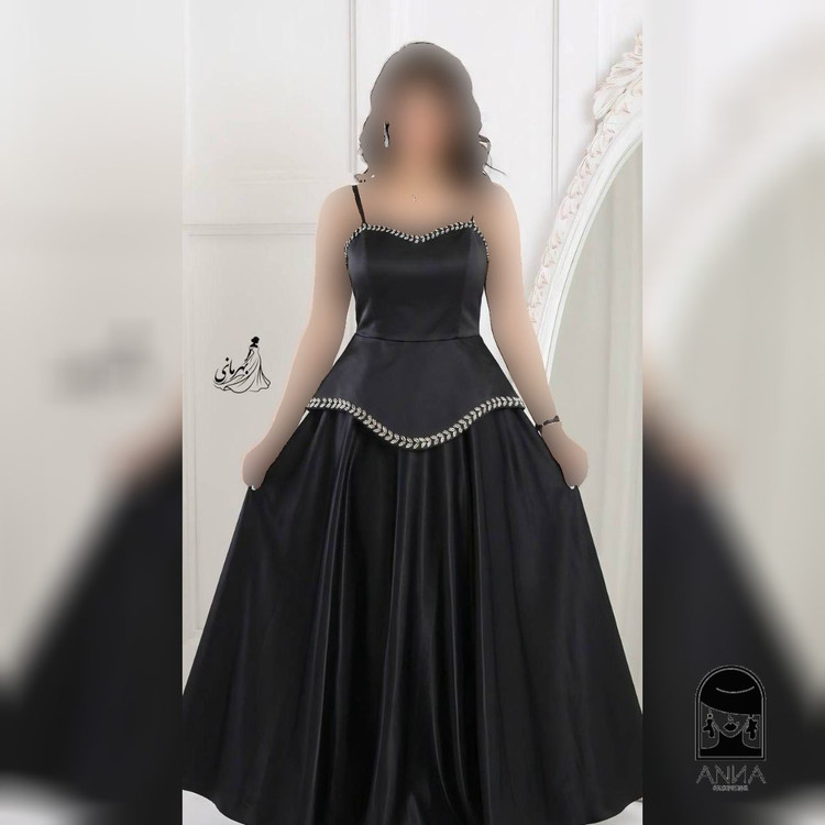 لباس مجلسی زنانه بلند مدل روژان مزونی لاکچری