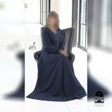 لباس مجلسی زنانه پوشیده دیزاین شده با کار دست