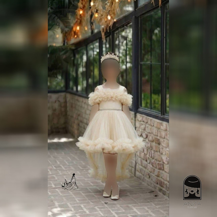 لباس مجلسی عروسکی مدل پرنسسی