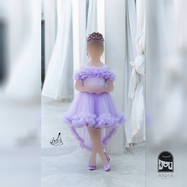 لباس مجلسی عروسکی مدل پرنسسی