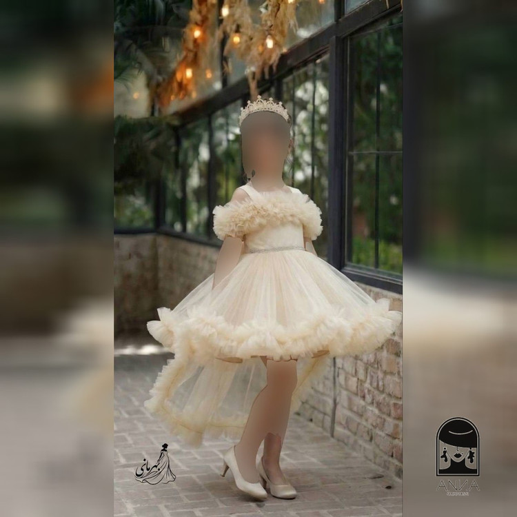 لباس مجلسی عروسکی مدل پرنسسی