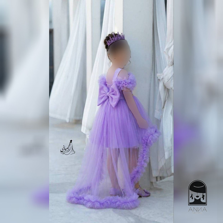 لباس مجلسی عروسکی مدل پرنسسی