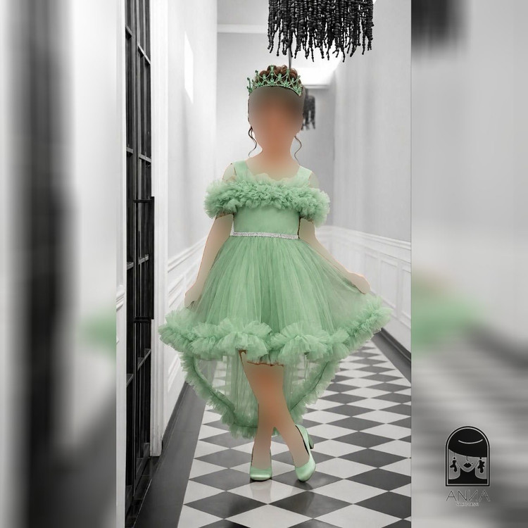 لباس مجلسی عروسکی مدل پرنسسی