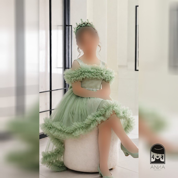 لباس مجلسی عروسکی مدل پرنسسی