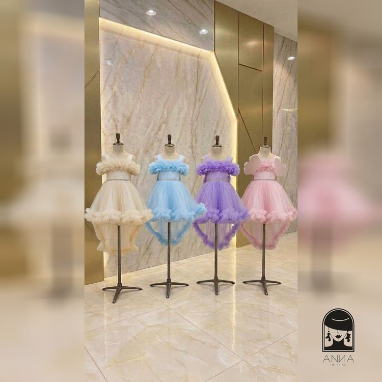 لباس مجلسی عروسکی مدل پرنسسی