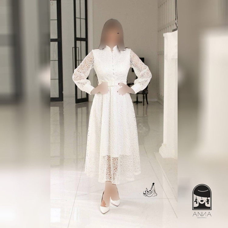 لباس مجلسی زنانه میدی مدل ژیلا دانتل درجه یک