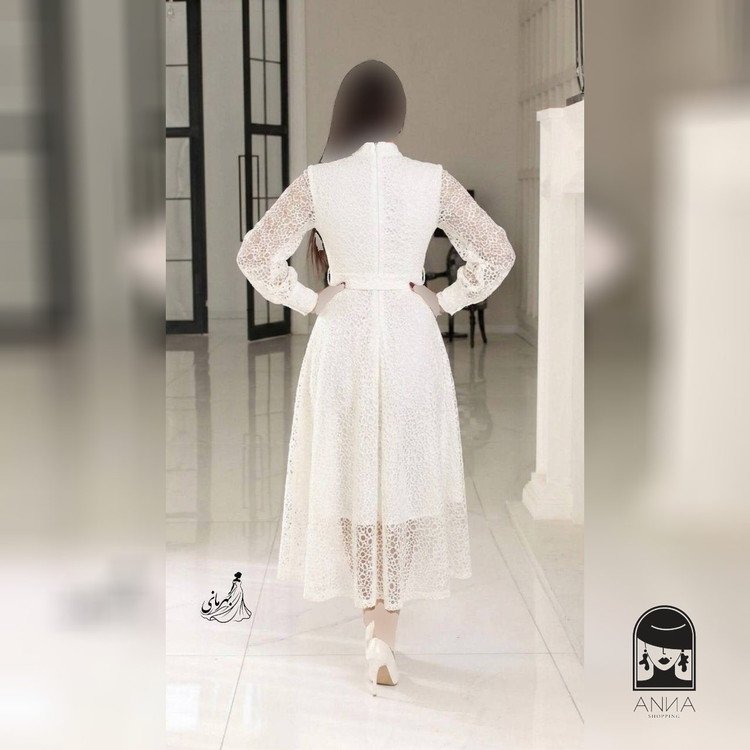 لباس مجلسی زنانه میدی مدل ژیلا دانتل درجه یک