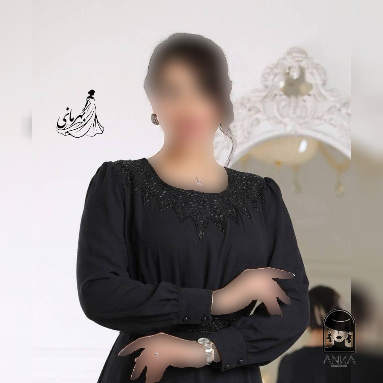 لباس مجلسی زنانه پوشیده مدل مریم جذاب و زیبا