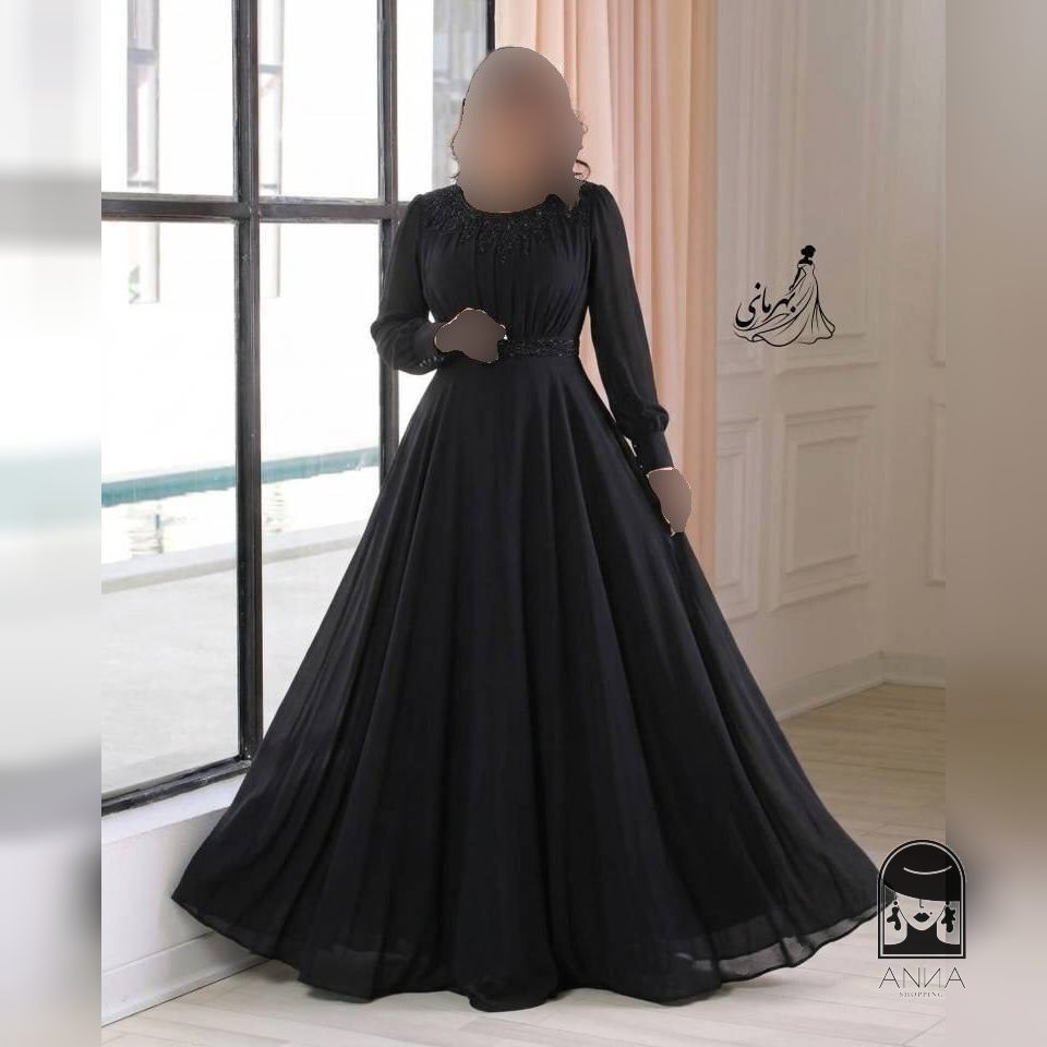 لباس مجلسی زنانه پوشیده مدل مریم جذاب و زیبا