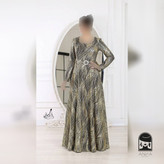 لباس مجلسی زنانه بلند پوشیده مدل پریچهر مناسب مادر عروس و مادر داماد