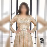 لباس مجلسی زنانه بلند پوشیده مدل پریچهر مناسب مادر عروس و مادر داماد