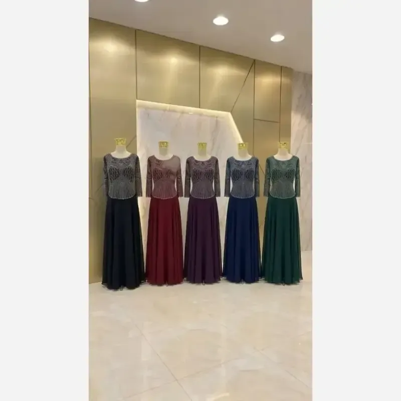 ماکسی مجلسی زنانه سایز بزرگ حریر کاپدار مدل لعیا