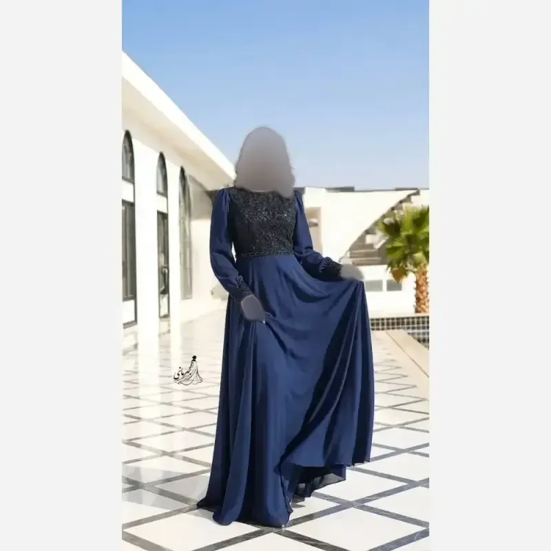 پیراهن مجلسی زنانه دانتل مخمل و حریر کاپدار سایز بزرگ