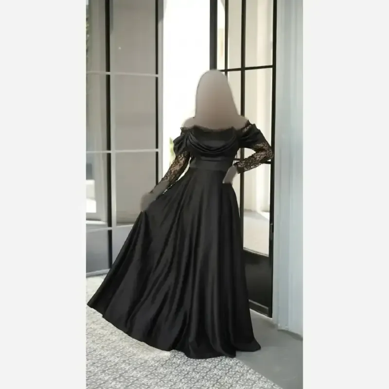 پیراهن زنانه مدل پرنسا جنس ساتن زارا قد 150