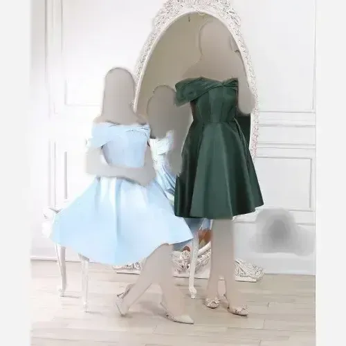 مدل الینا پیراهن ساتن آمریکایی صورتی قد 105 سایز 40 تا 46