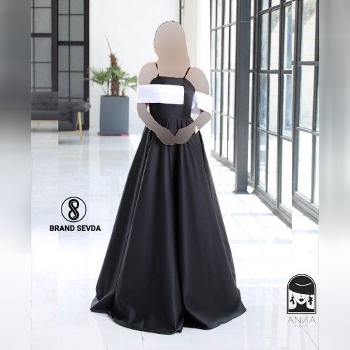 پوشاک زنانه مدل دایانا جنس ساتن آمریکایی دوخت و پارچه سایز ۱ تا ۴