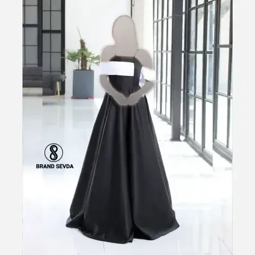 لباس مجلسی مدل دایانا پارچه ساتن آمریکایی سایز 36 تا 48