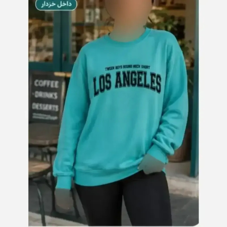بلوز بیسیک دورس سه نخ تو کرک ترک وارداتی طرح لوس آنجلس