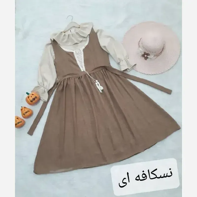 شومیز سارافن مروارید جنس شانتون صوفیا فری سایز