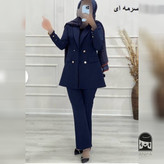 شلوار زنانه مدل شلوار نگین جنس کرپ مازراتی کج راه سایز ۱ تا ۲
