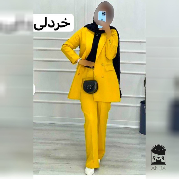 شلوار زنانه مدل شلوار نگین جنس کرپ مازراتی کج راه سایز ۱ تا ۲