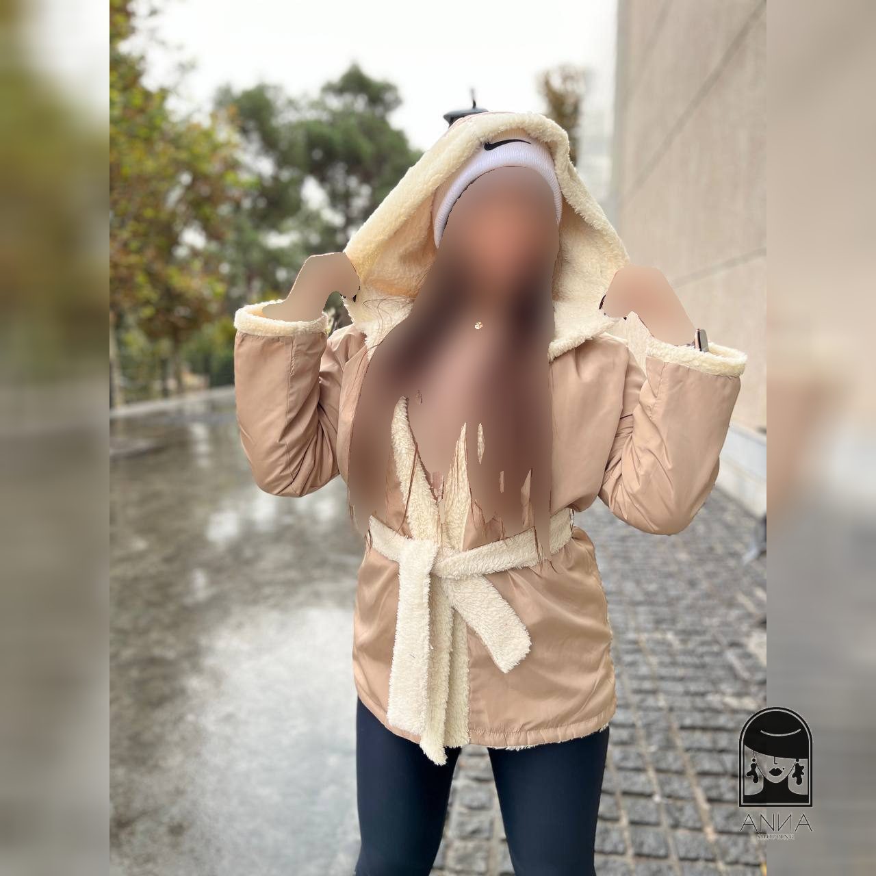 پوشاک زنانه مدل بارونی دورو جنس یک رو تدی یکرو مموری فری سایز ۳۸ ۵۰
