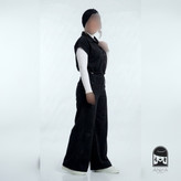 ست زنانه مدل لاکچری وست و شلوار پاییزه سارا جنس کبریتی فری سایز