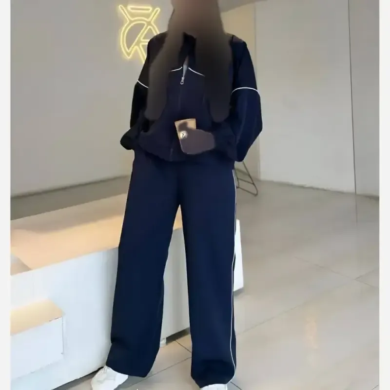 ست سوییشرت و شلوار زنانه دبل کرپ مدل آوین