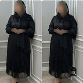 دامن زنانه مدل پلیسه گیپور جنس گیپور فری سایز