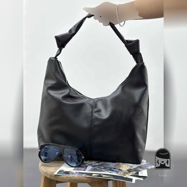 کیف زنانه مدل بند گره ای جنس چرم فری سایز
