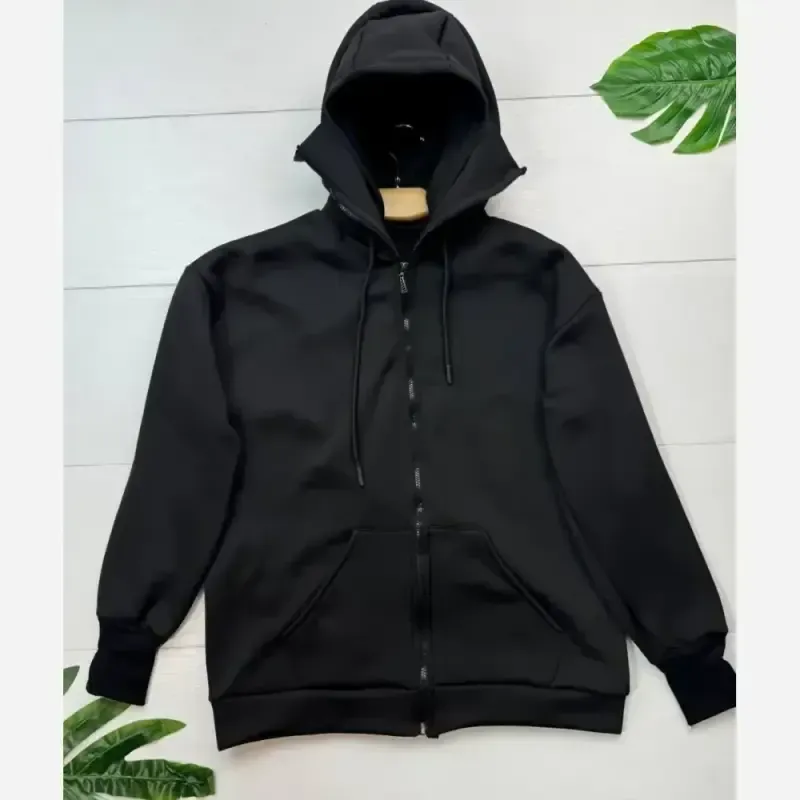 هودی سوییشرت نینجایی دورس تو کرکی مشکی فینگردار زنانه مردانه فری سایز