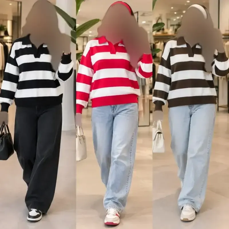 بلوز بافت زنانه تبسم جنس نخ بافت اعلا فری سایز