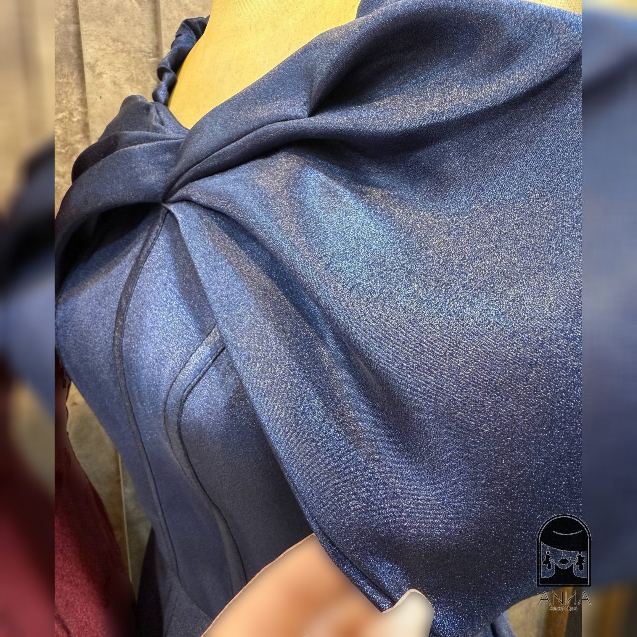 لباس مجلسی زنانه بلند مدل جانان مزون دوز