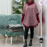 بافت زنانه مدل پانچ طرح برگی جنس و دوخت تضمینی فری سایز