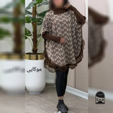 بافت زنانه مدل پانچ طرح برگی جنس و دوخت تضمینی فری سایز