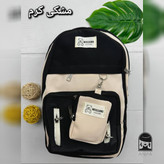 کوله زنانه مدل زرین جنس دیبا ضد آب فری سایز