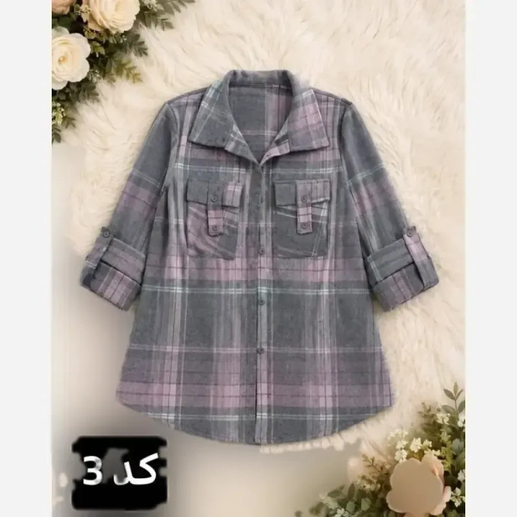 ژکت جیب صلیبی پشمی زنانه فری سایز