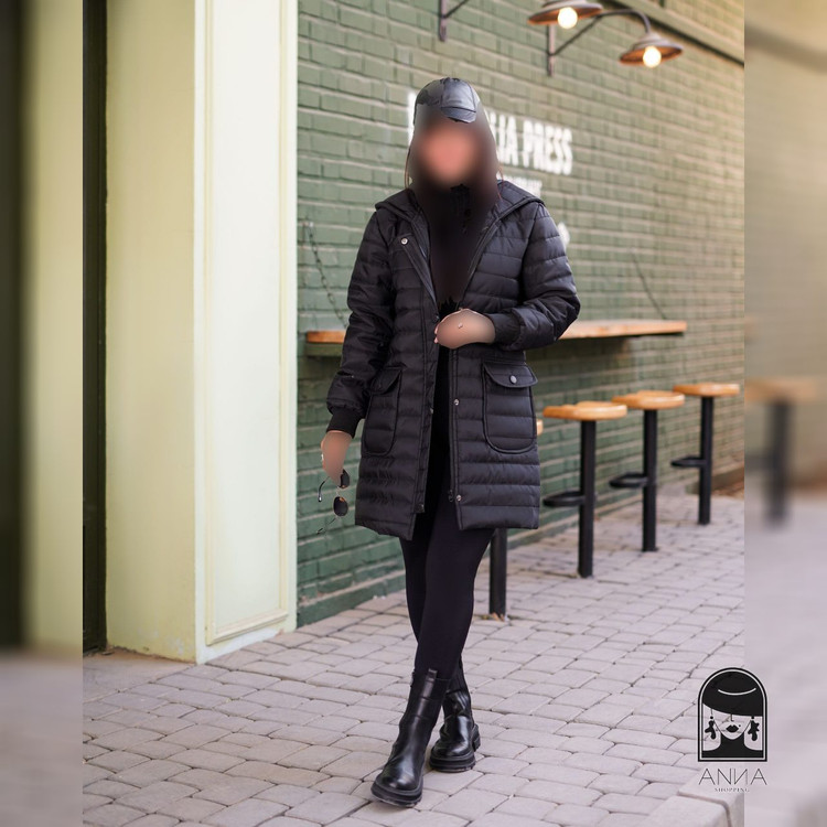 کاپشن زنانه مدل جذاب در سایز دو