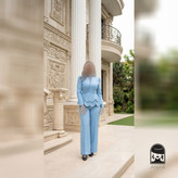 ست کت شلوار زنانه مدل ناهید جنس مازراتی سایز ۱ تا ۳
